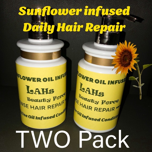 LAHs Beauty Force Other - TWO Pack SUNFLOWER Oil Infused Intense Daily Conditioner